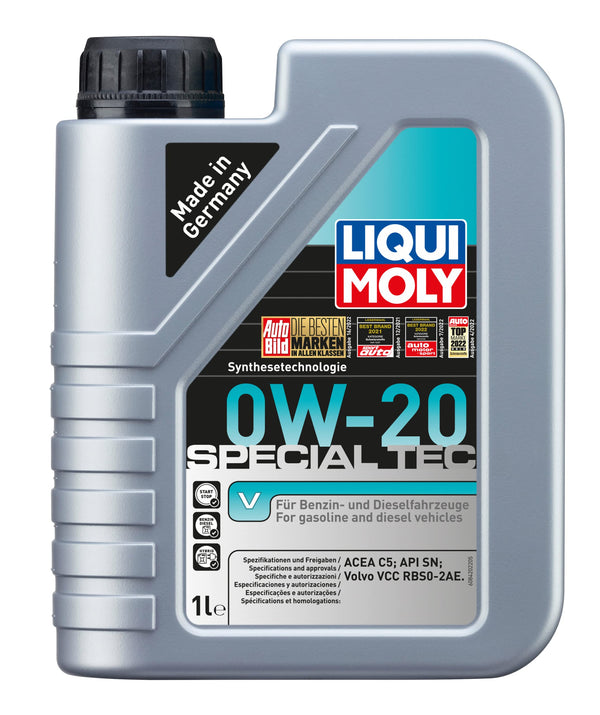LIQUI MOLY 8420 Special Tec V 0 W-20 Olio per Motore, 1 l