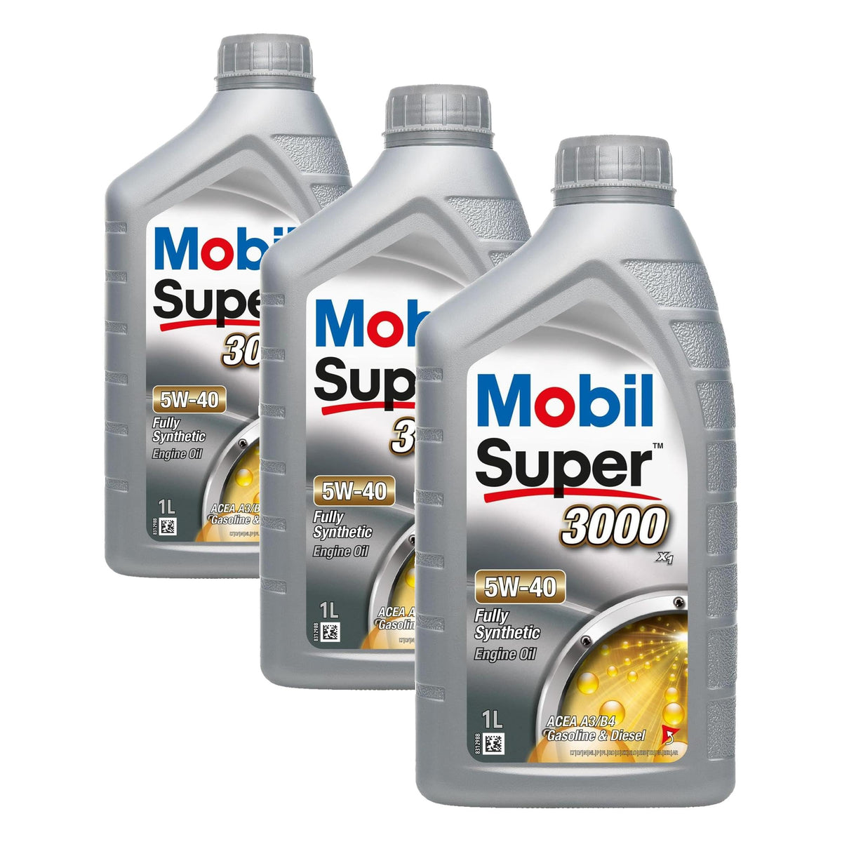 Mobil Super3000 X1 5W40 5L, Olio Motore