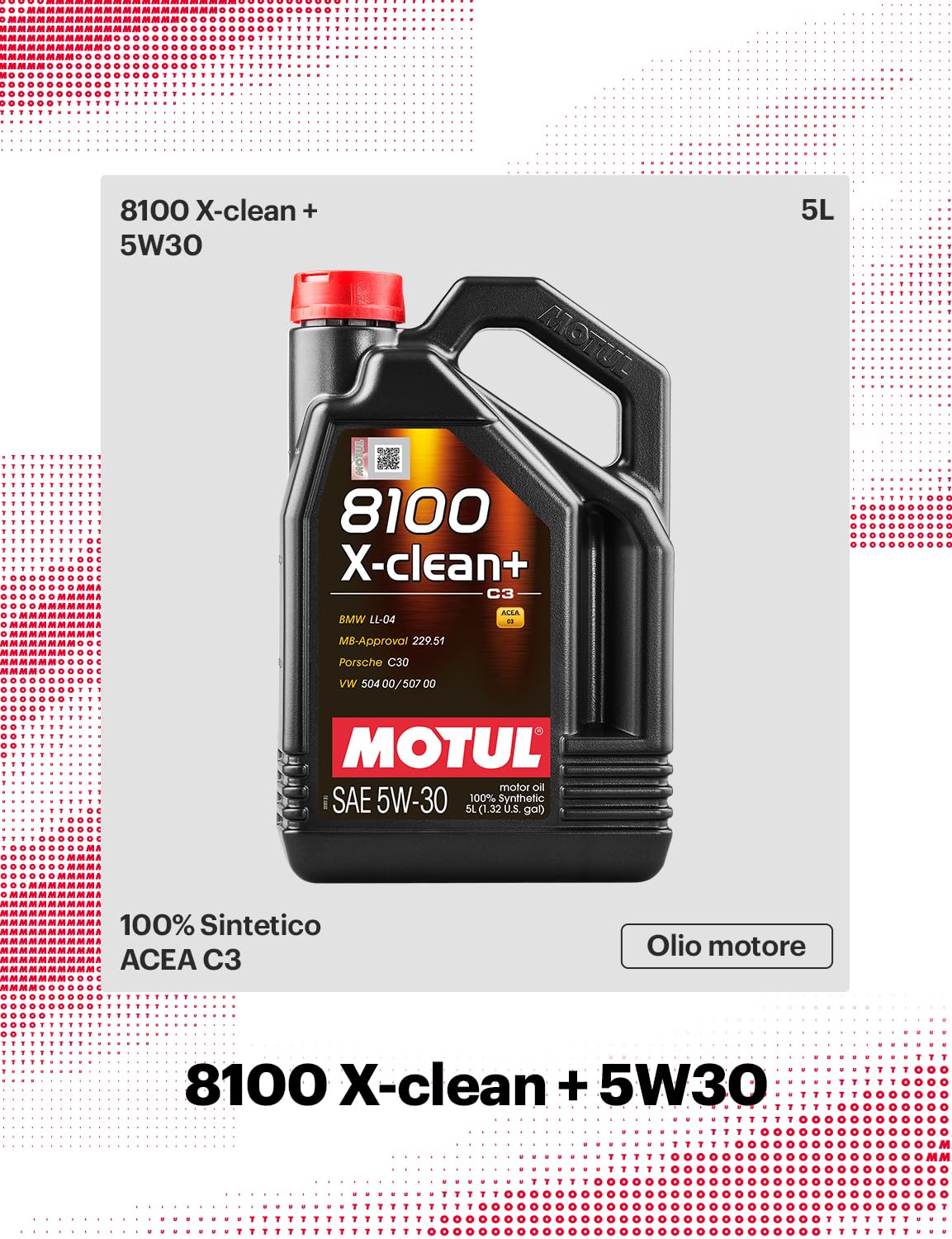 Motul 8100 X-Clean EFE 5w30 5LT