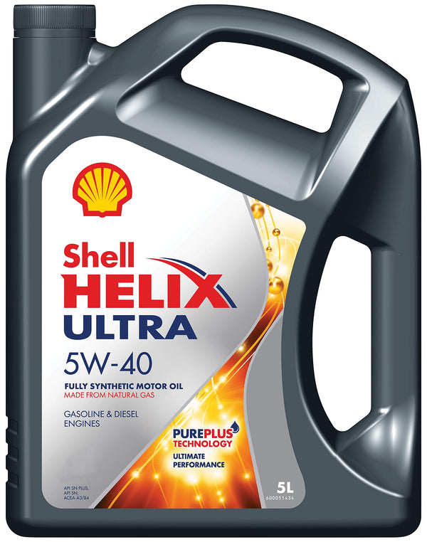 Shell Helix Ultra 5W-40 A3/B4 Olio motore, 5 l