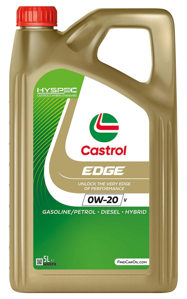 CASTROL Olio motore EDGE 0W-20 5 L Compatibilità con NISSAN Qashqai II J11, J11, HONDA CIVIC VIII Hatchback FN, FK, HYUNDAI Tucson TL, TLE, VOLVO XC60 156