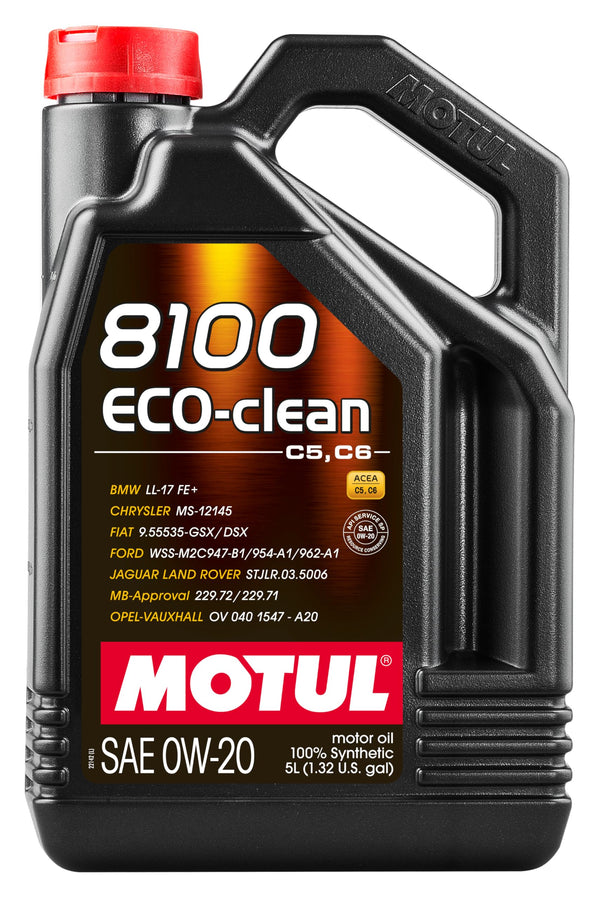MOTUL Olio motore 8100 0W-20 Olio 5 L