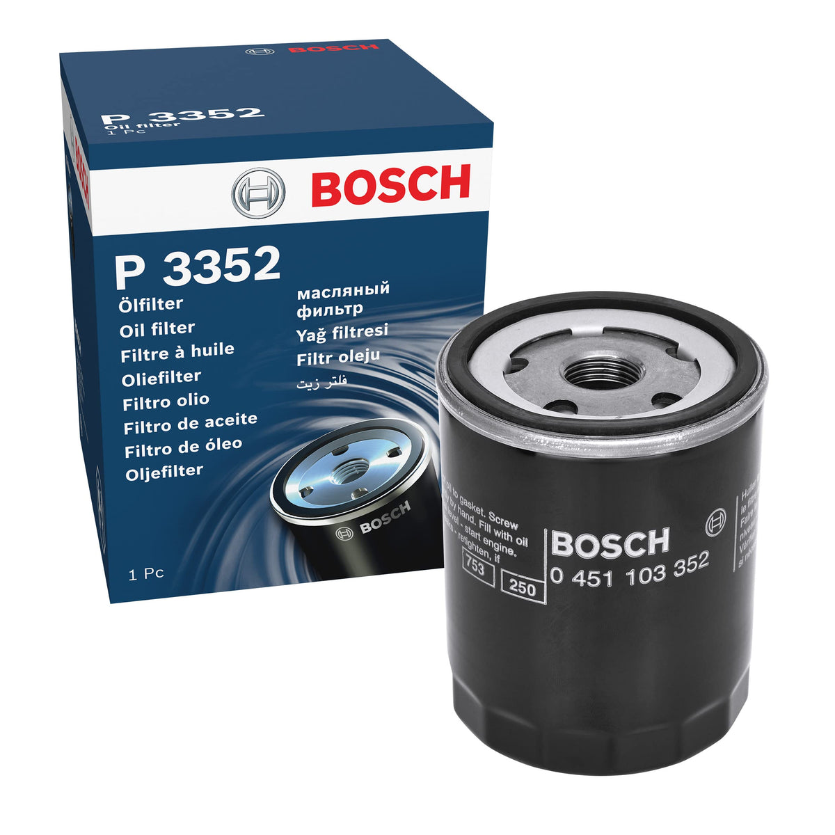 Bosch P3352 - Filtro Olio