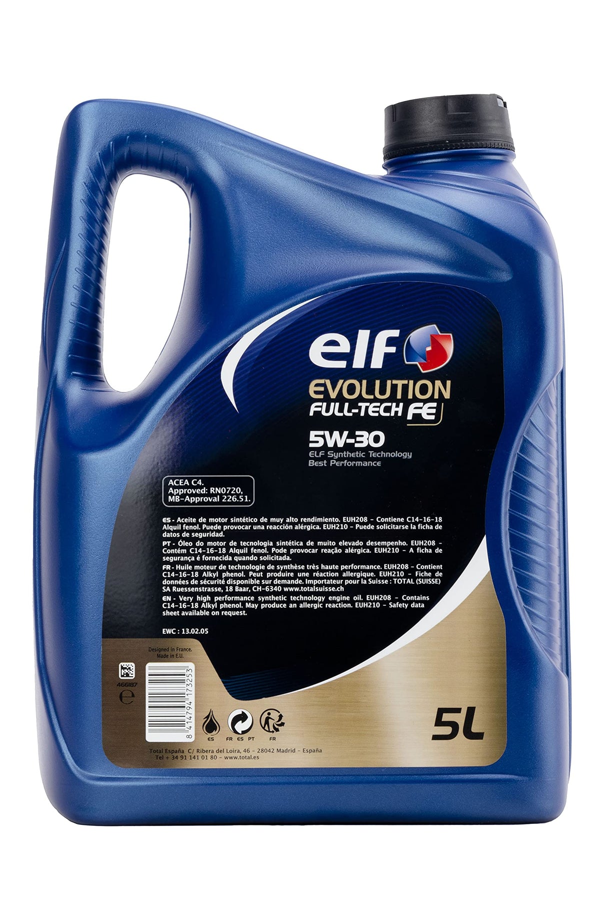 Olio Motore Elf - Total 5W-30 LT. 5
