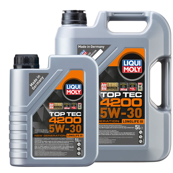 Liqui Moly Top Tec 4200 5W-30 3707+3706 - Aspirapolvere