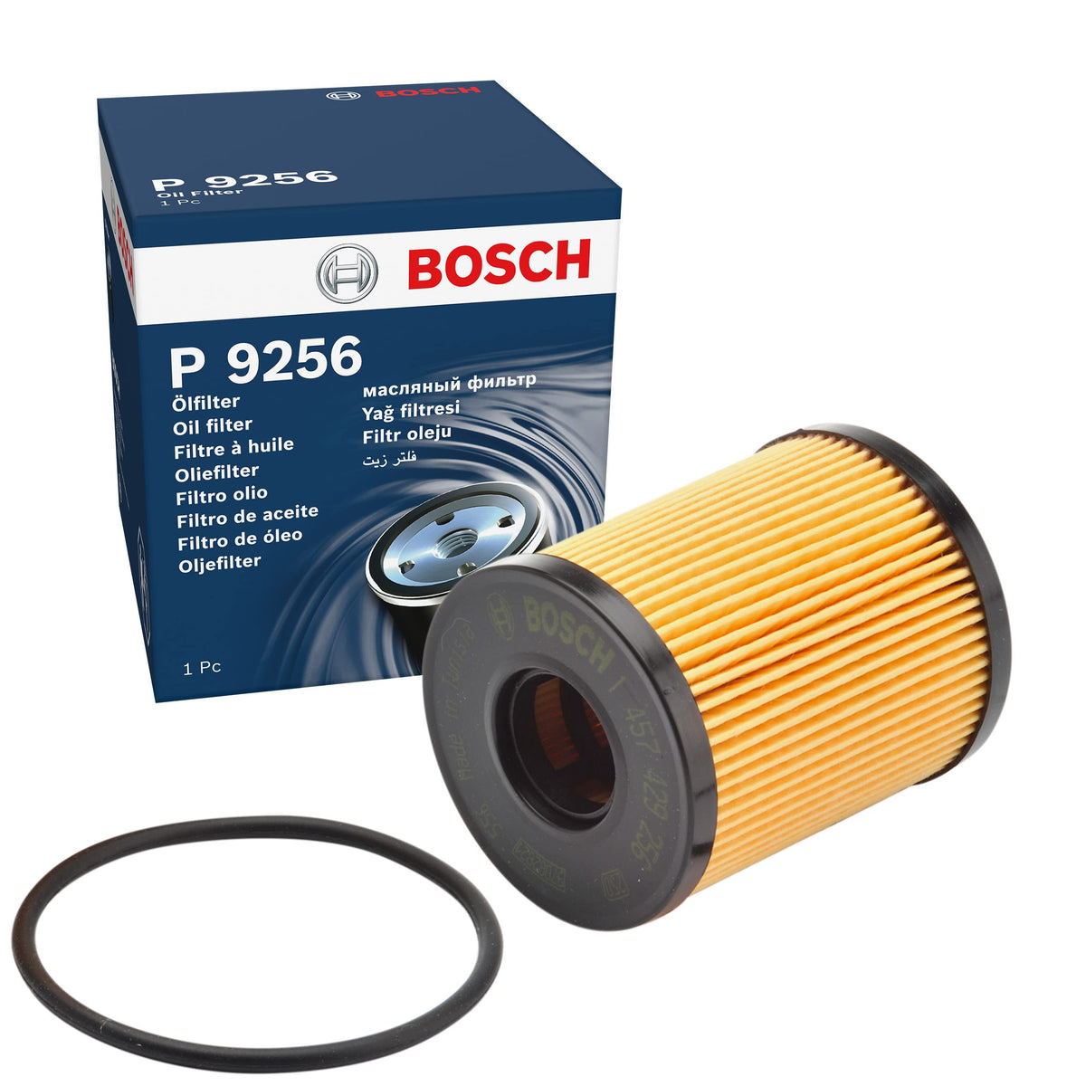 Bosch Filtro Olio per Auto P9256 - Protegge l'olio motore da fuliggine e da particelle metalliche - Offre una lubrificazione efficace del motore