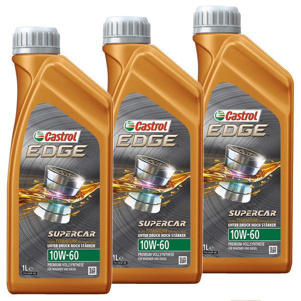 Castrol Edge Supercar 10W-60 3x1 litro