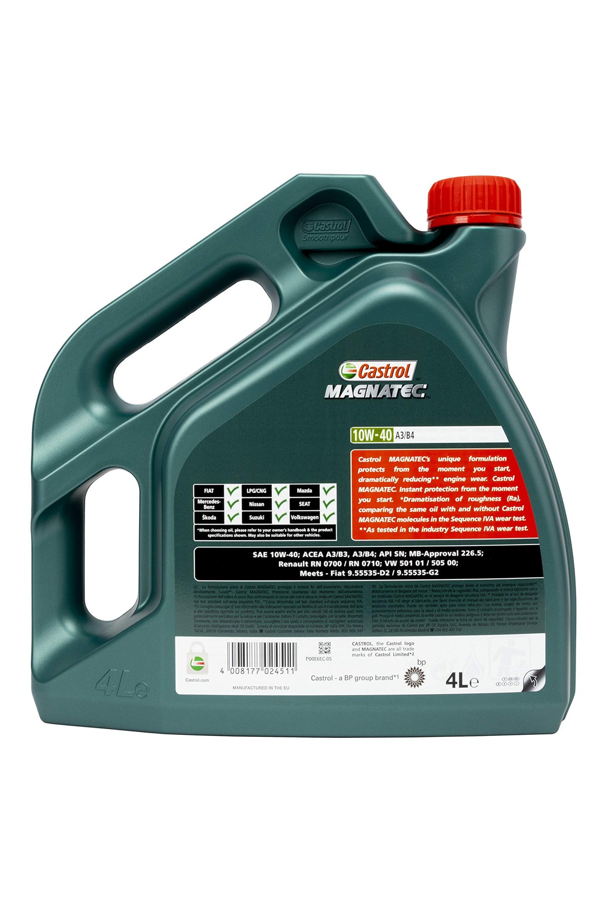 CASTROL Olio Motore MAGNATEC A3 / B4 10W40 4L