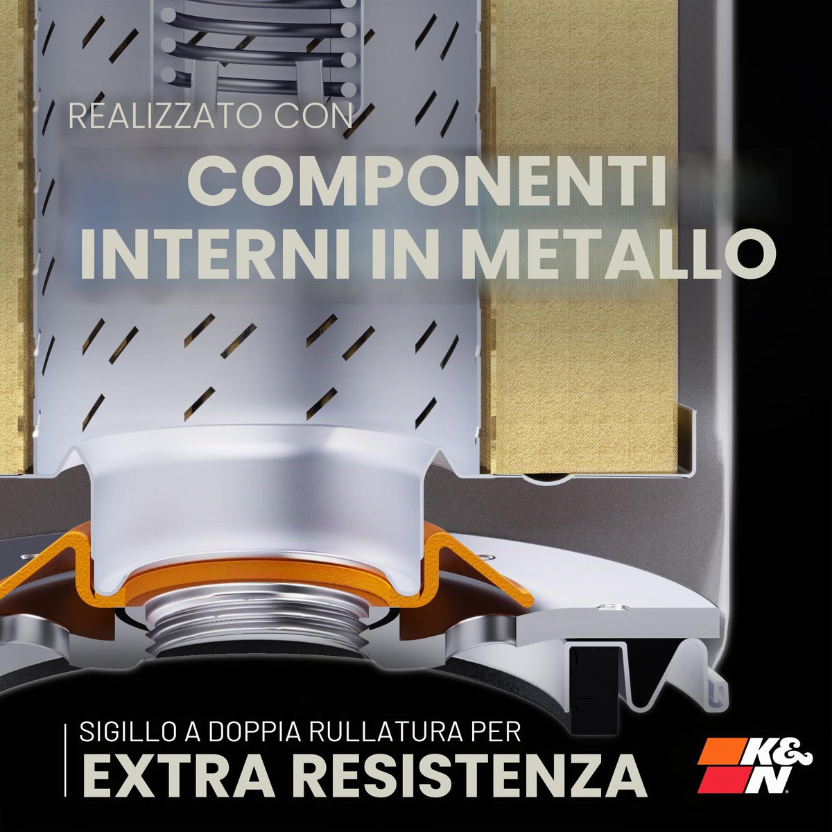 K&N HP-1004 Filtro dell'olio Auto