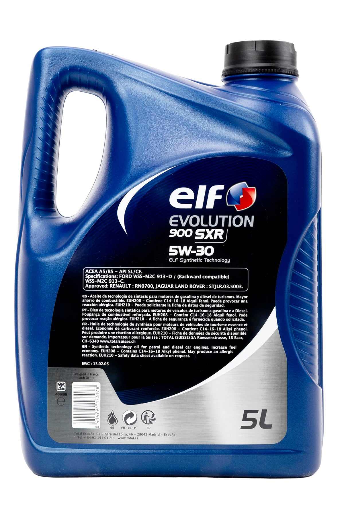 ELF Olio motore Evolution 5W-30 olio 5 L Compatibilità con RENAULT Clio 3 Hatchback BR0/1, CR0/1 Clio 2 BB0/1/2, CB0/1/2 Clio 4 Hatchback BH Megane 3 Hatchback BZ0/1 Twingo 1 C06