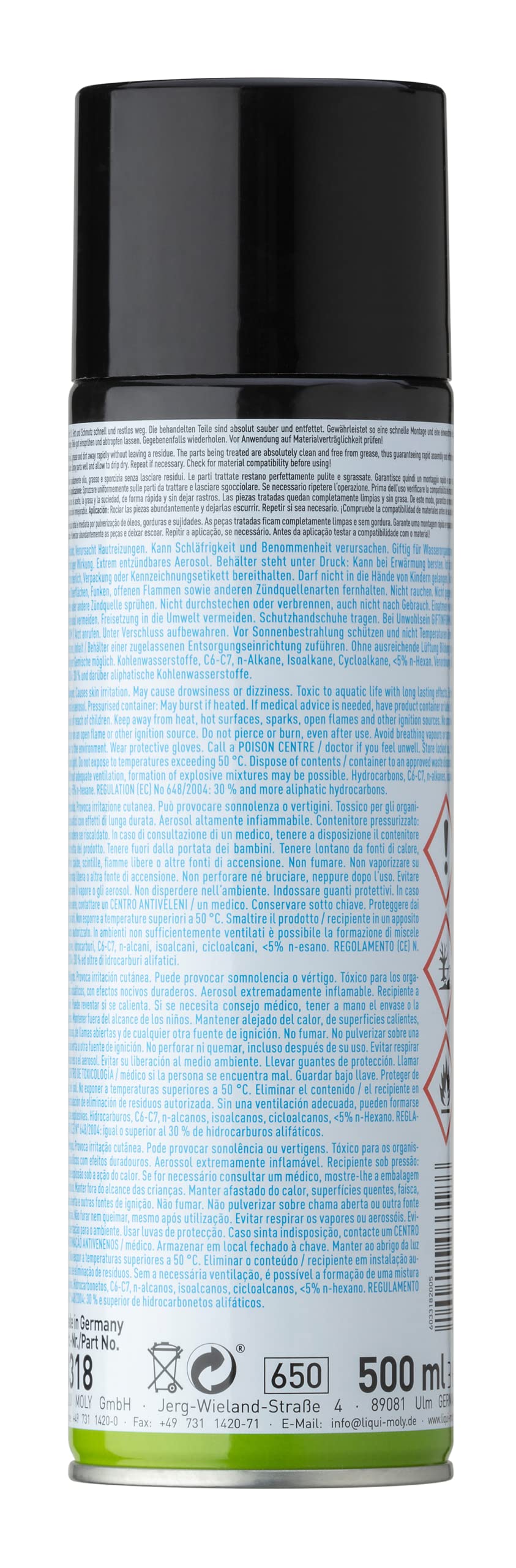 Liqui Moly 3318 Detergente Veloce, 500 ml (Confezione da 2)