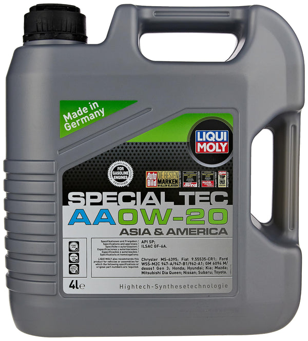 LIQUI MOLY Olio motore Special 0W-20 4 L Compatibilità con NISSAN Qashqai II J11, J11, TOYOTA Yaris Hatchback P9