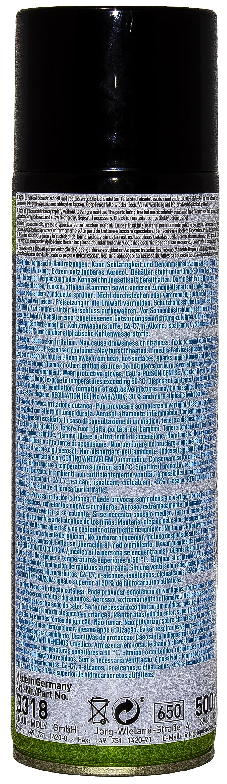 Liqui Moly 3318 Detergente Veloce, 500 ml (Confezione da 2)