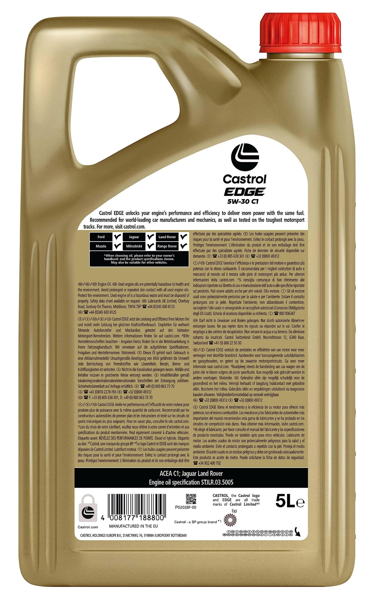 SS OLIO CASTROL EDGE 5W-30 C1 5LT